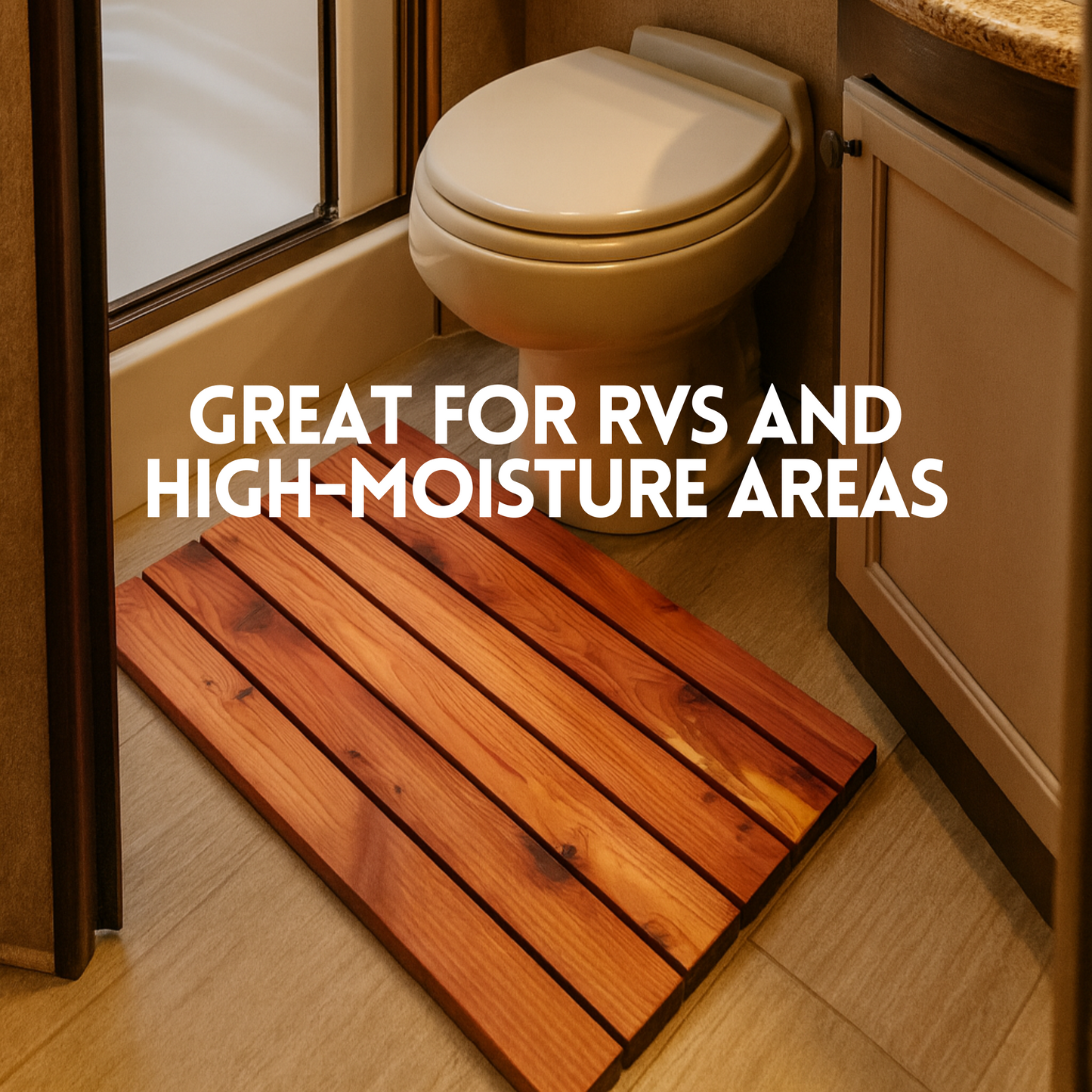 Eastern Red Cedar Bath Mat 30"x16" (76cm X 41cm)
