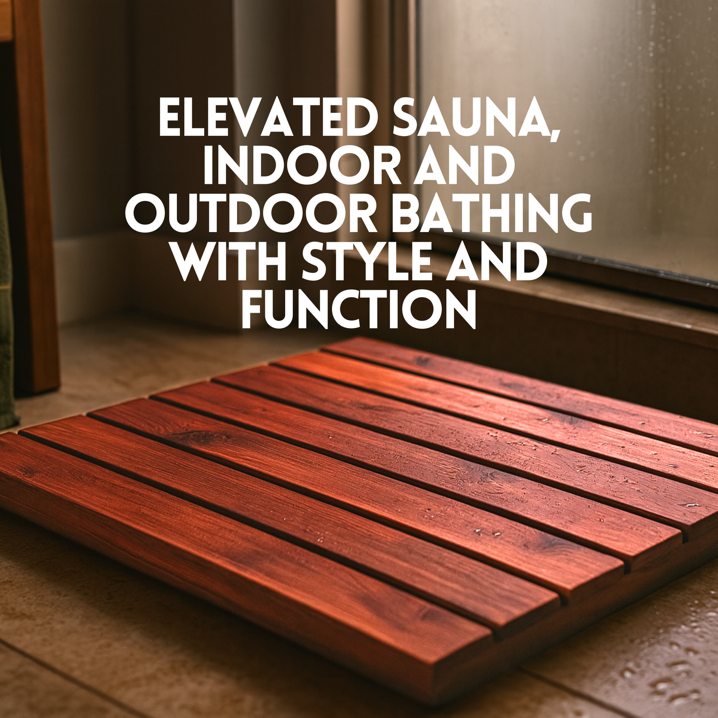 Eastern Red Cedar Bath Mat 30"x16" (76cm X 41cm)