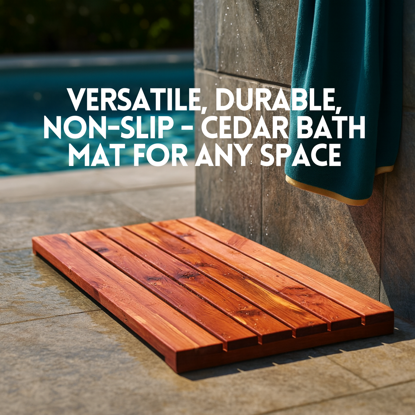 Eastern Red Cedar Bath Mat 30"x16" (76cm X 41cm)