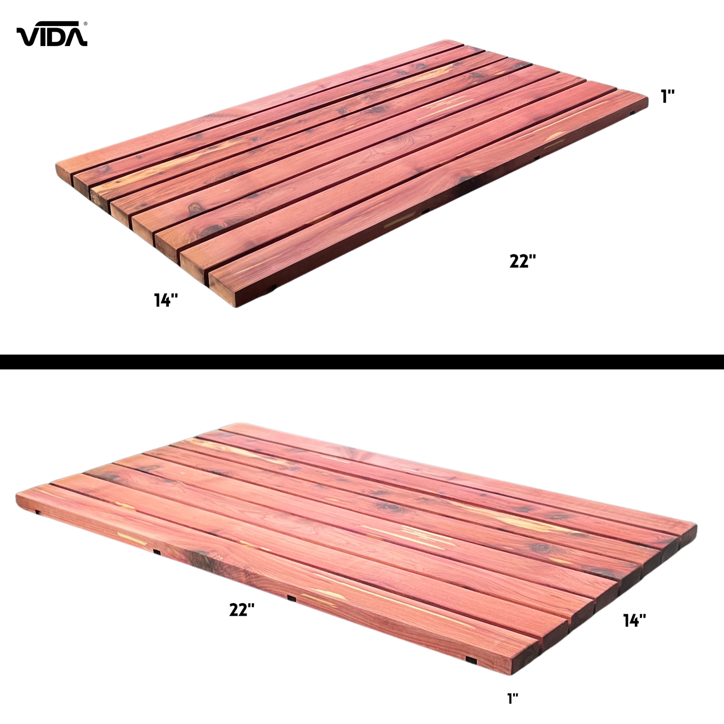 Eastern Red Cedar Bath Mat 30"x16" (76cm X 41cm)